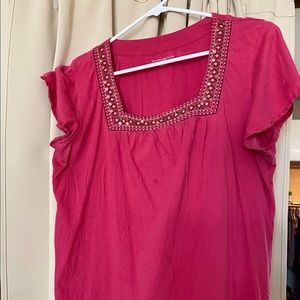 Sz. Large Pink blouse